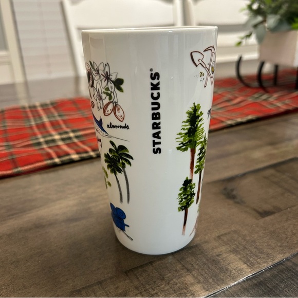 Starbucks Limited Edition 2016 California Double Wall Ceramic Tumbler 12 Oz - Picture 3 of 6